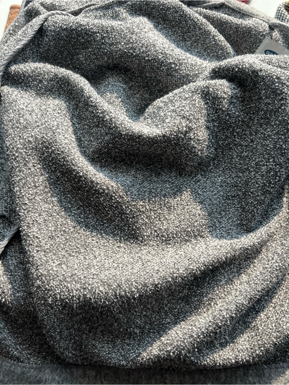 Old Navy Light Gray Wool-Blend Pea Coat - Picture 8 of 10